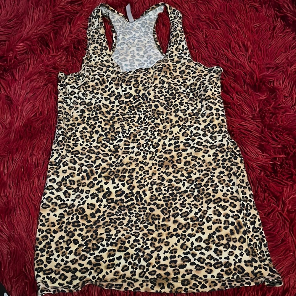 Size small cheetah print tank top